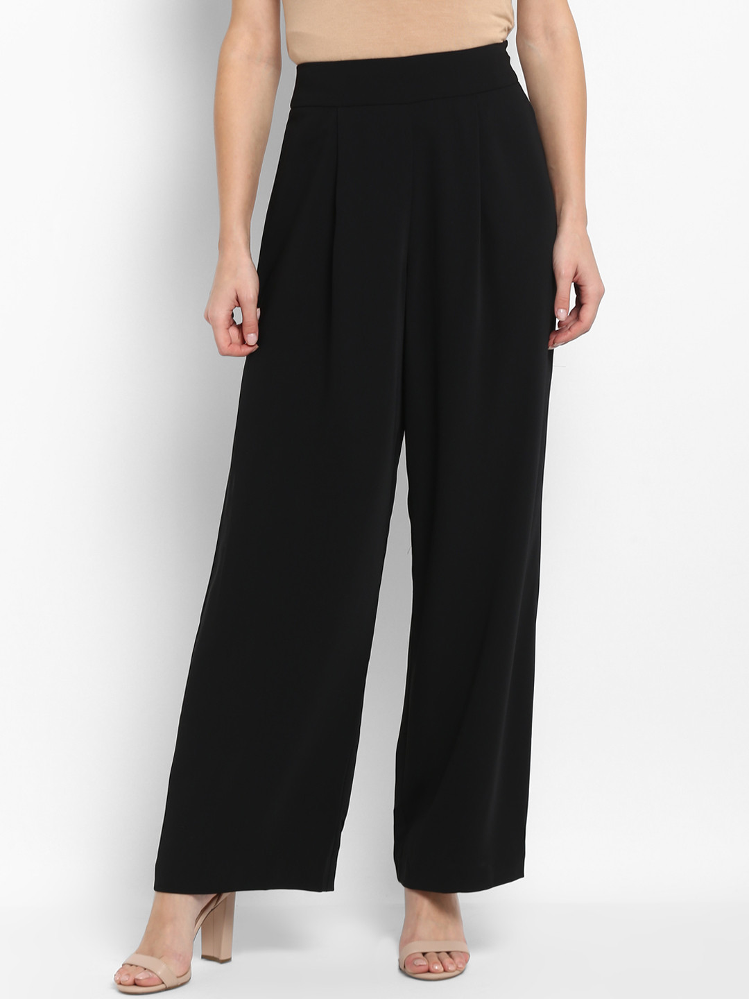 Black Parallel Trousers main image 1