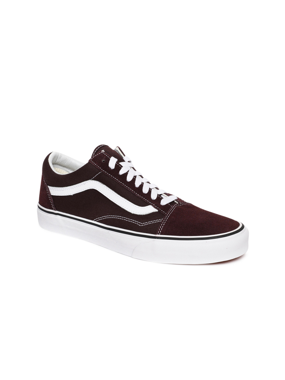 Buy Vans Unisex Coffee Brown Old Skool Sneakers Casual Shoes for