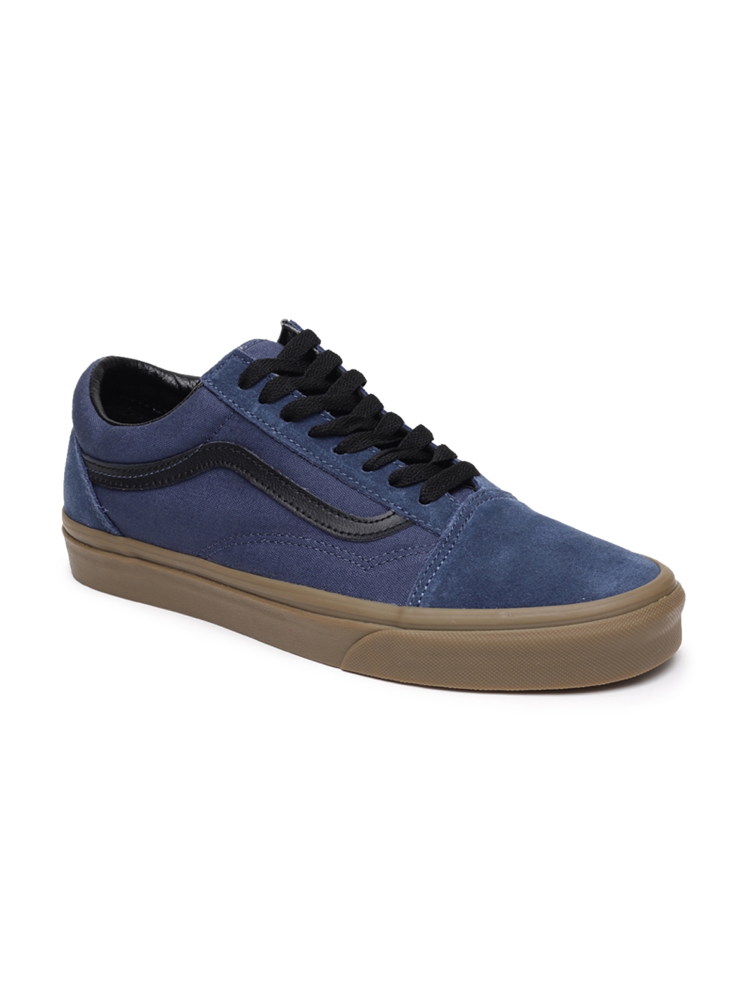 blue tan vans