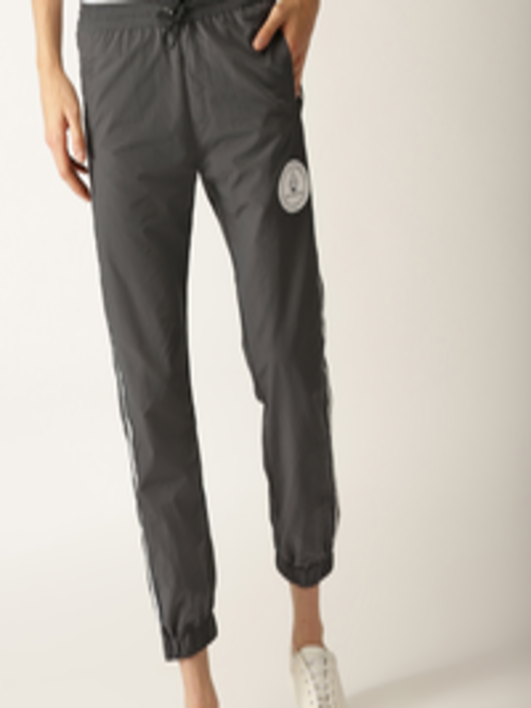 Buy United Colors Of Benetton Men Grey Solid Joggers - Track Pants for ...