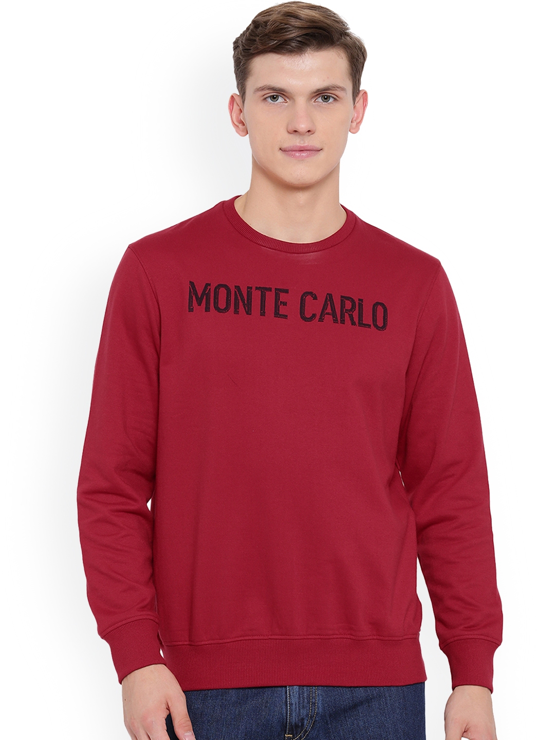 monte carlo red sweatshirt