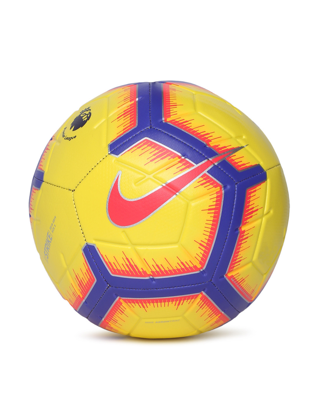 Buy Nike Unisex Yellow Premier League Strike FA18 Football Footballs
