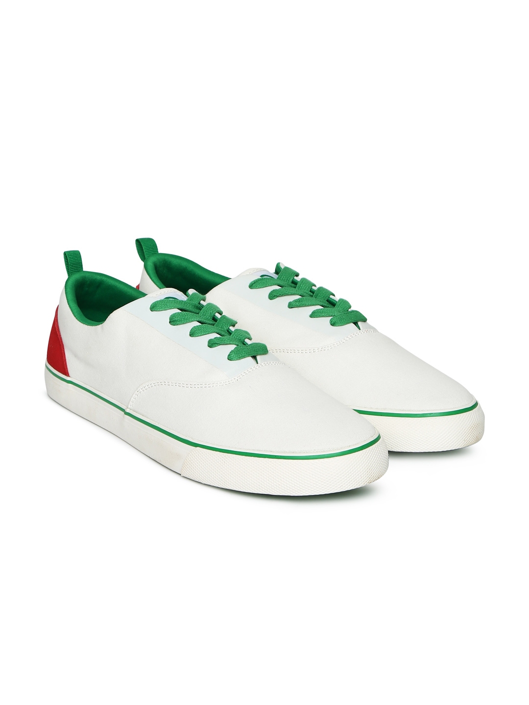united benetton white shoes