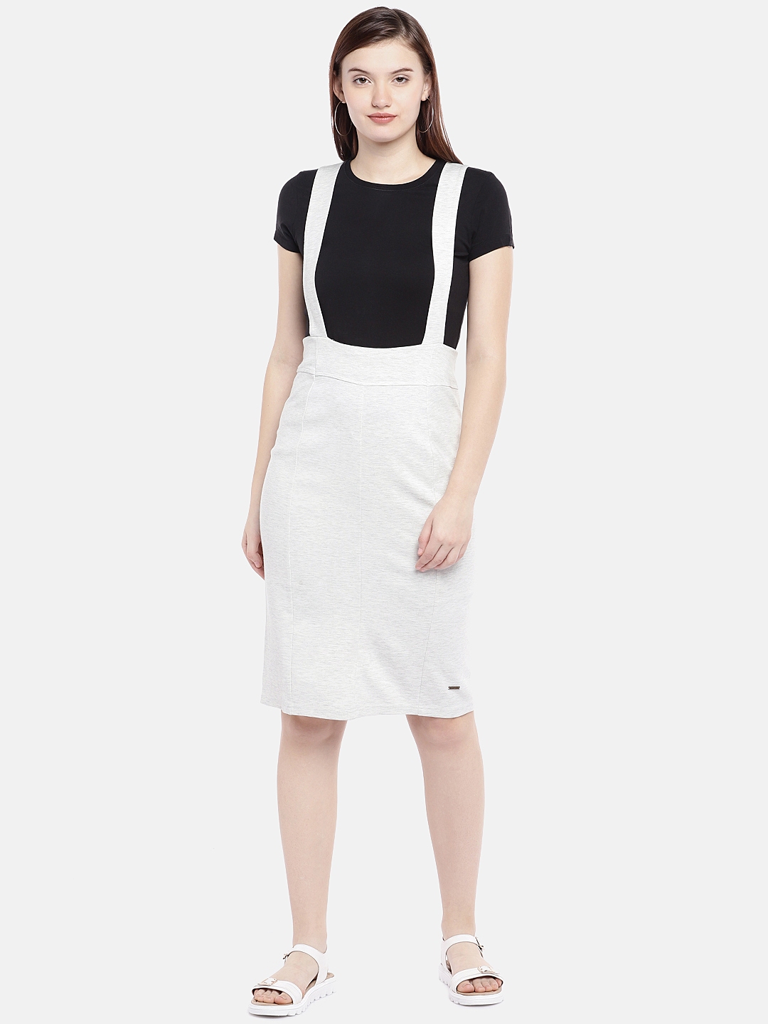button front midi skirt levis