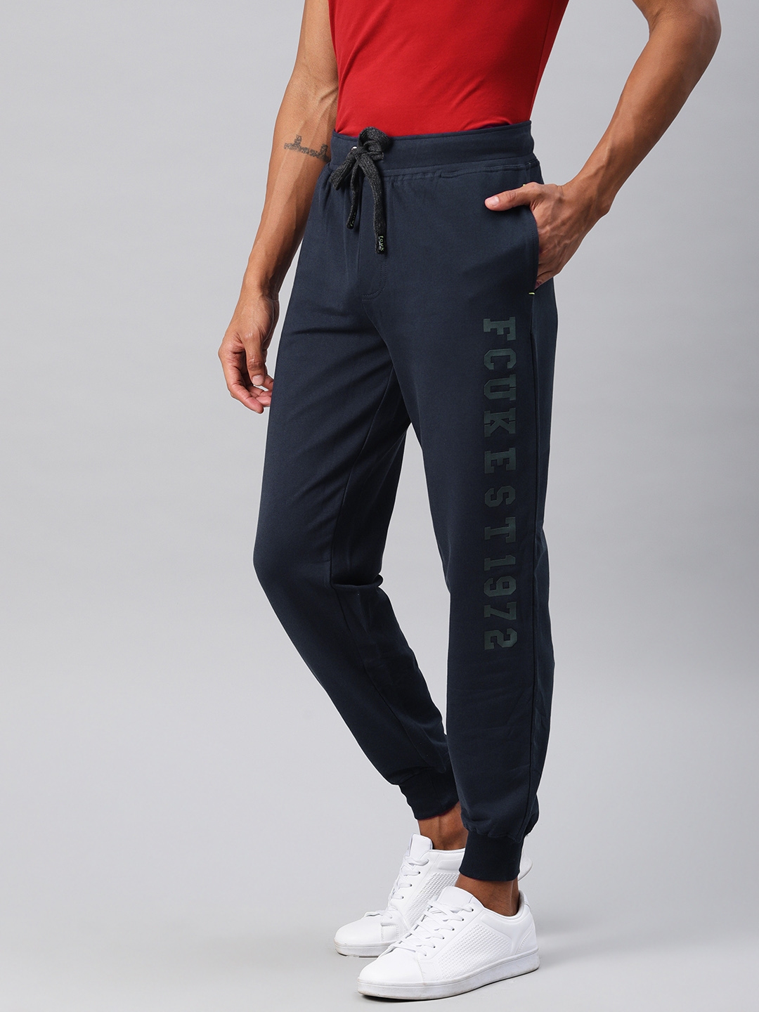 navy blue joggers mens