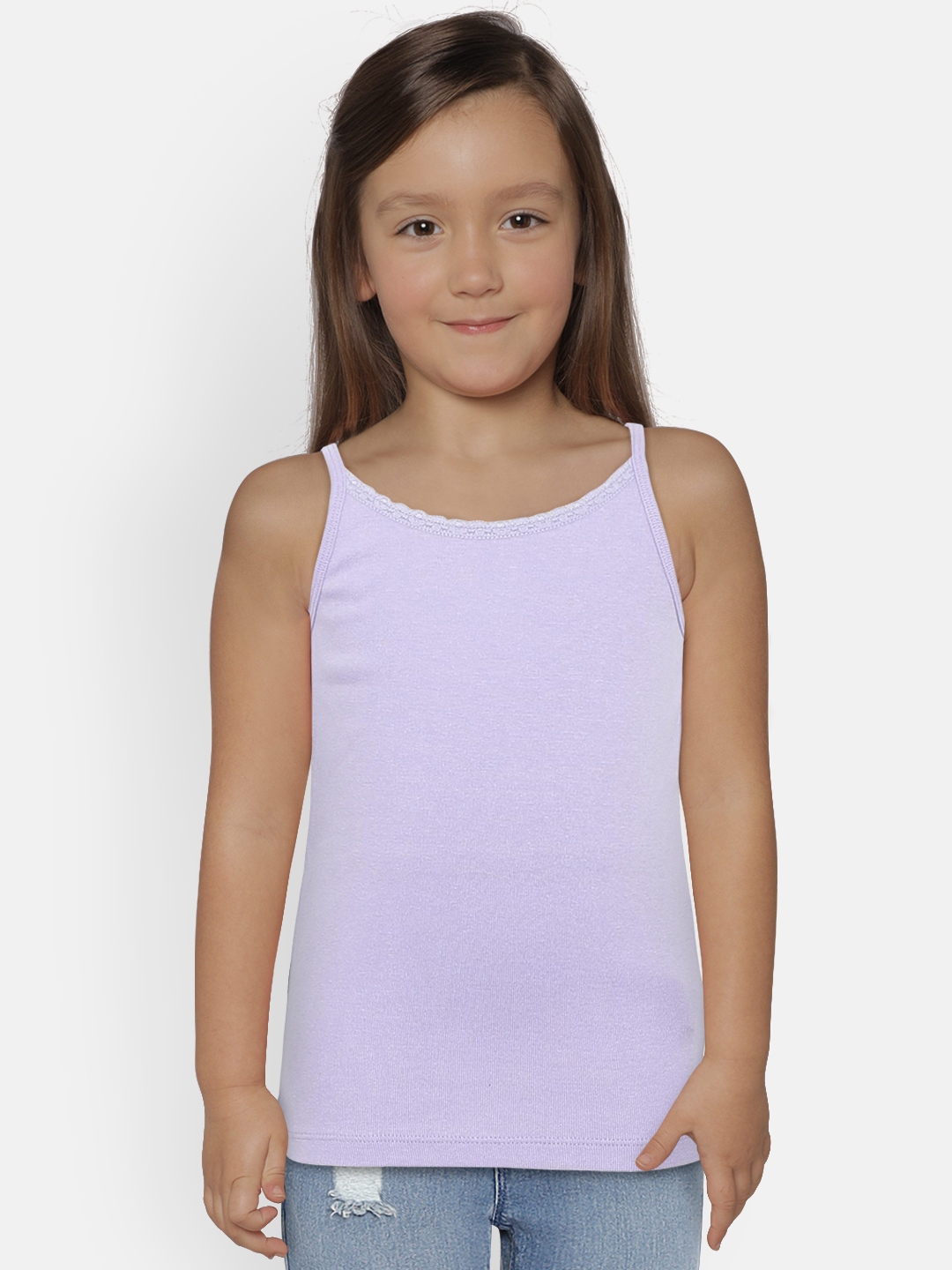 Buy The Childrens Place Lavender Solid Camisole 20590601170 - Camisoles ...