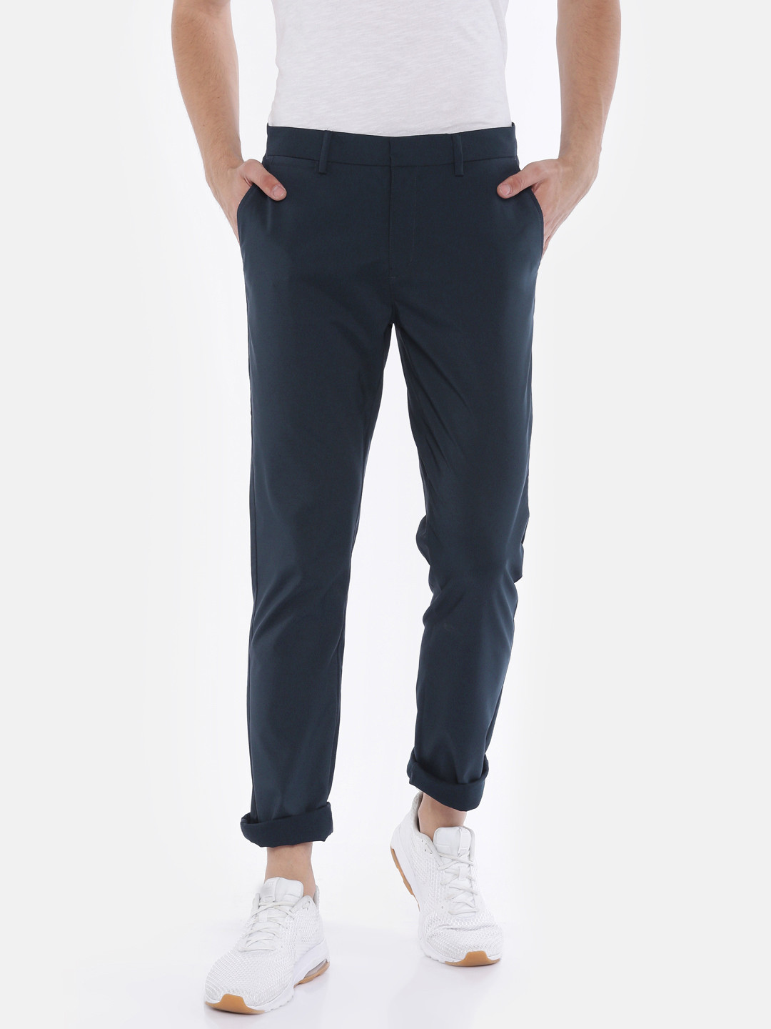 U.S. POLO ASSN. Blue Cotton Men's Trouser main image 1