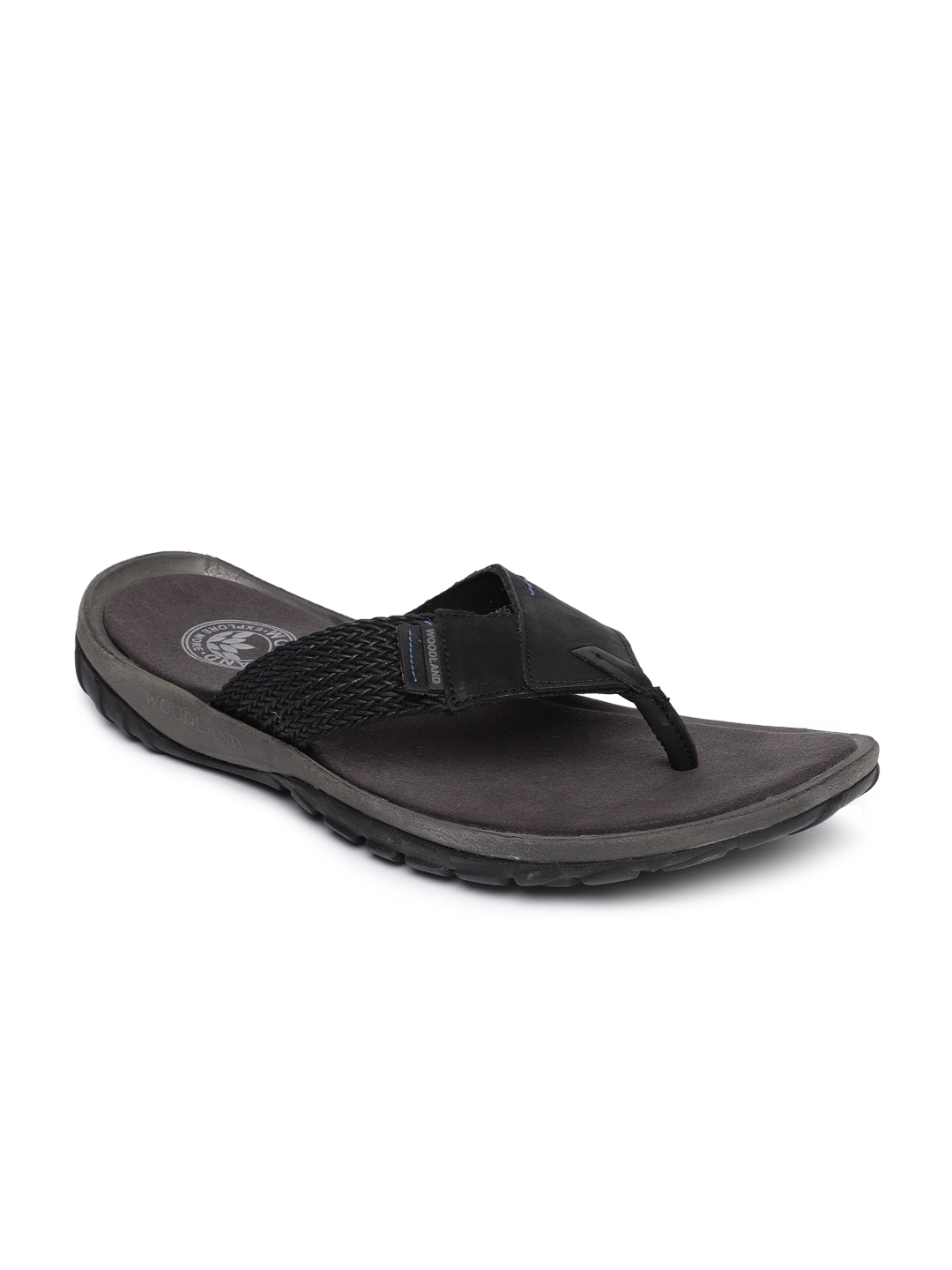 woodland black sandals online