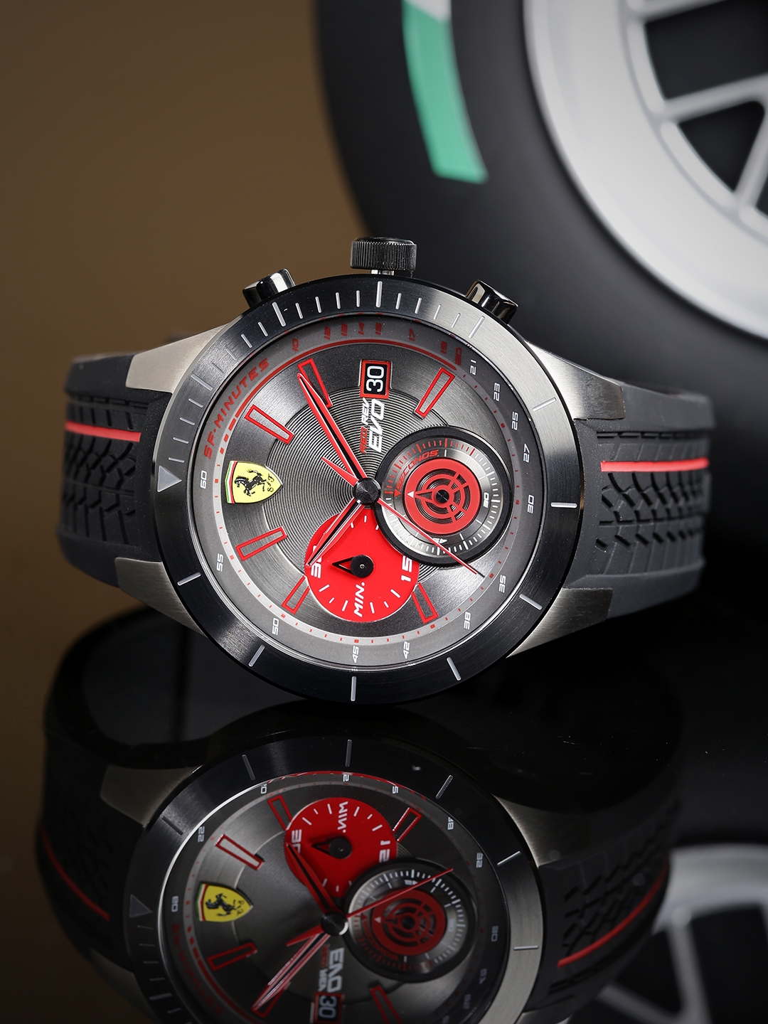 Buy SCUDERIA FERRARI Men Grey Analogue Watch - Watches for Men 7688437 ...