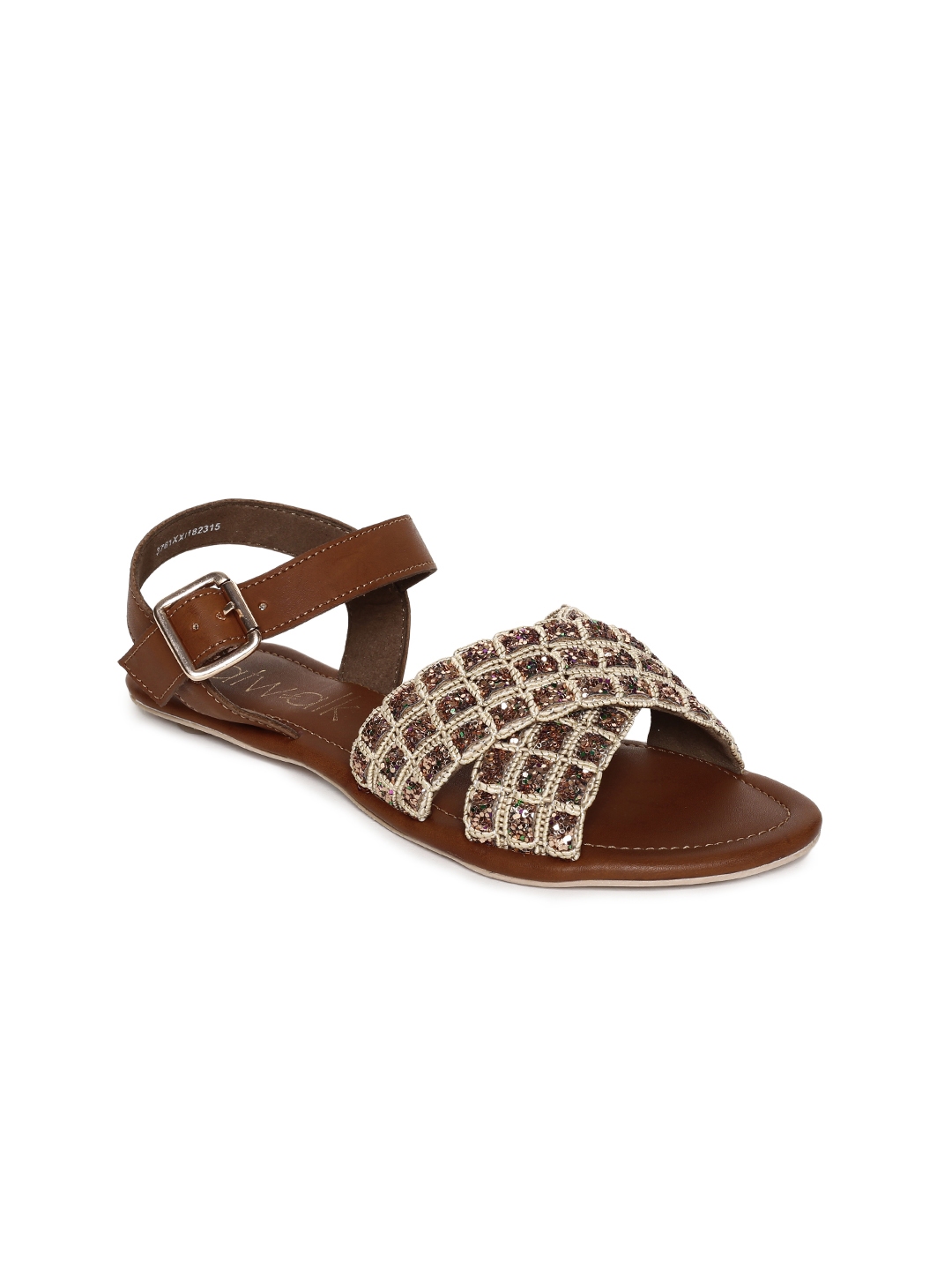 gold flats open toe