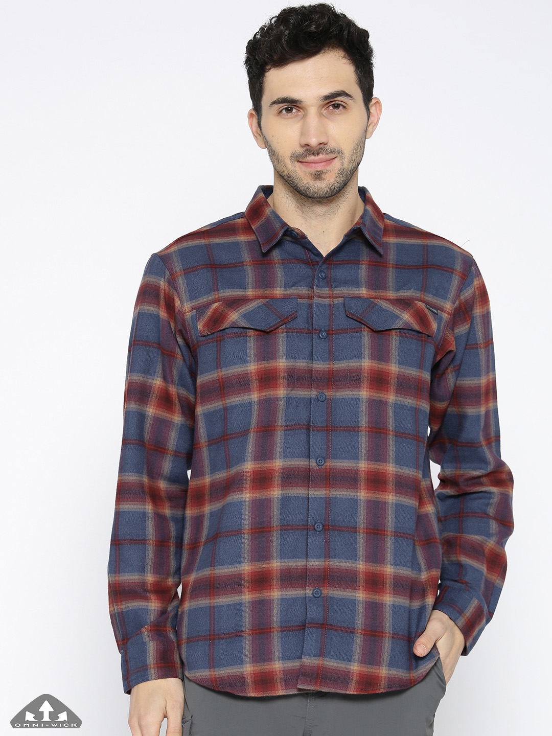 men regular flannel shirt