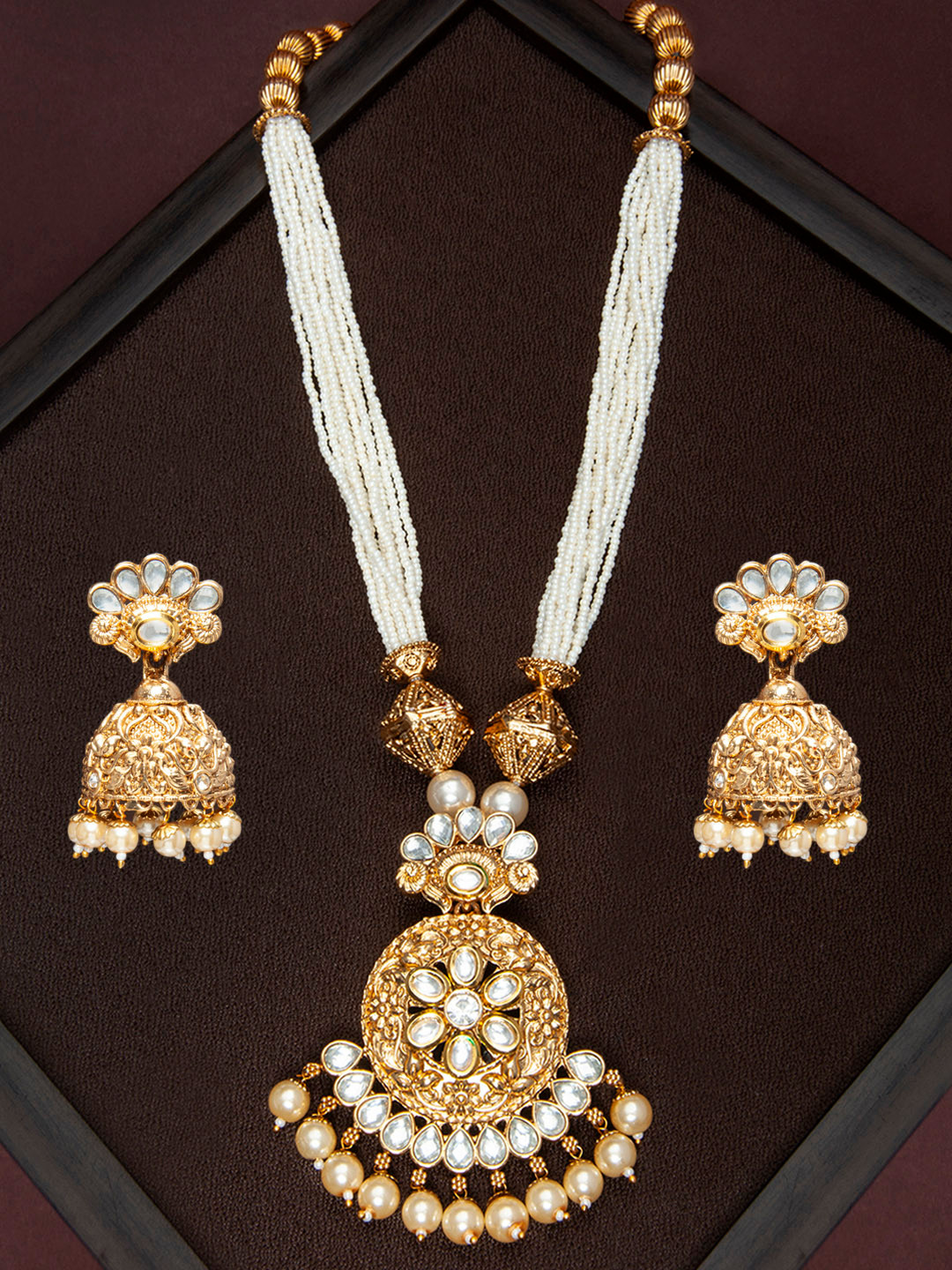 Jewellery set in myntra clearance