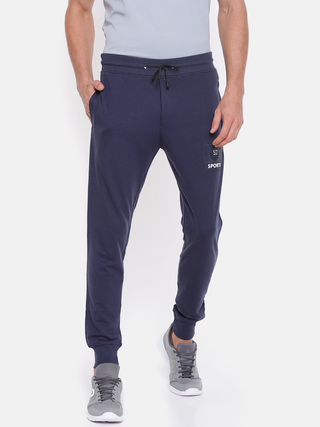 navy blue joggers mens