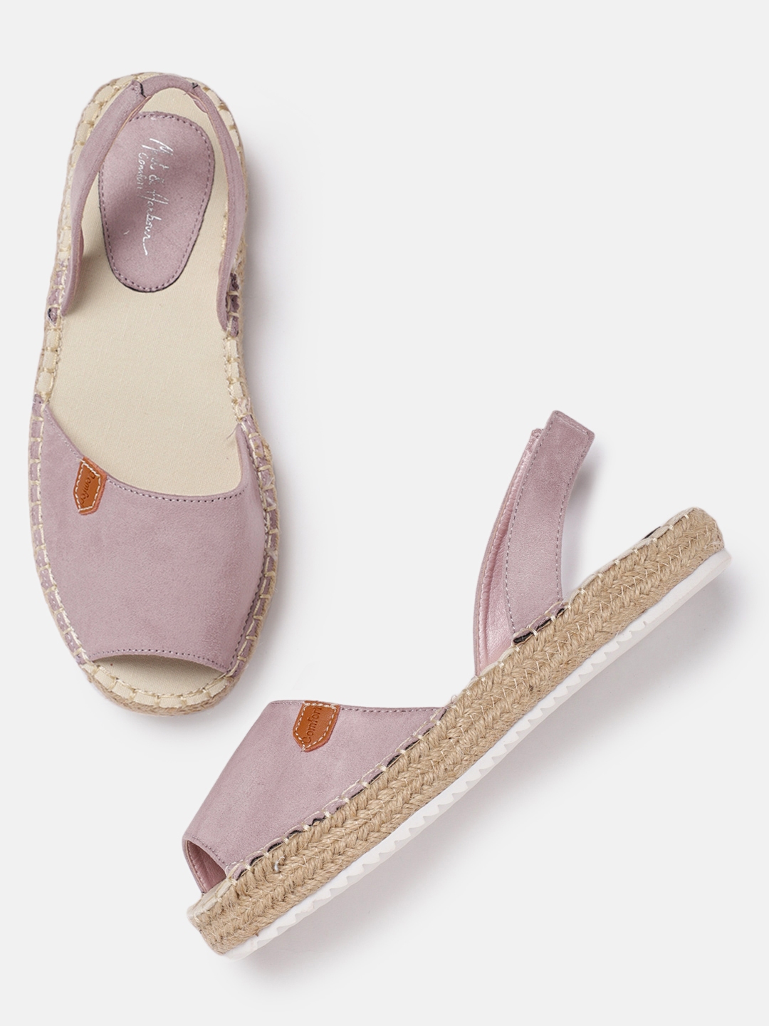 open toe comfort flats