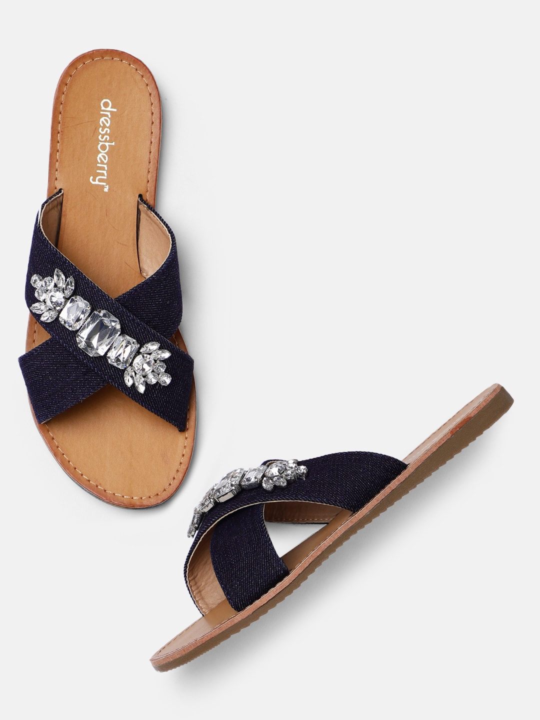 open toe flats myntra