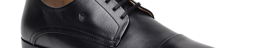 Buy Louis Philippe Men Black Leather Formal Derbys - Formal Shoes for Men 7704882 | Myntra