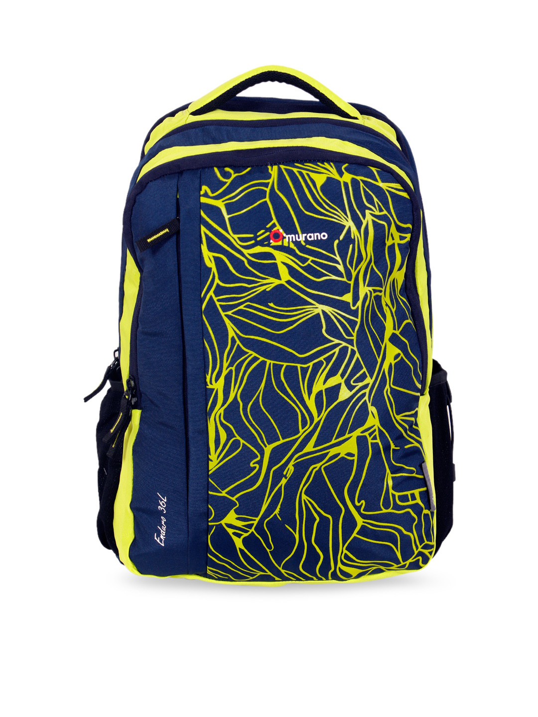 Buy MURANO Unisex Navy Blue & Yellow Graphic Backpack Backpacks for Unisex 7708874 Myntra