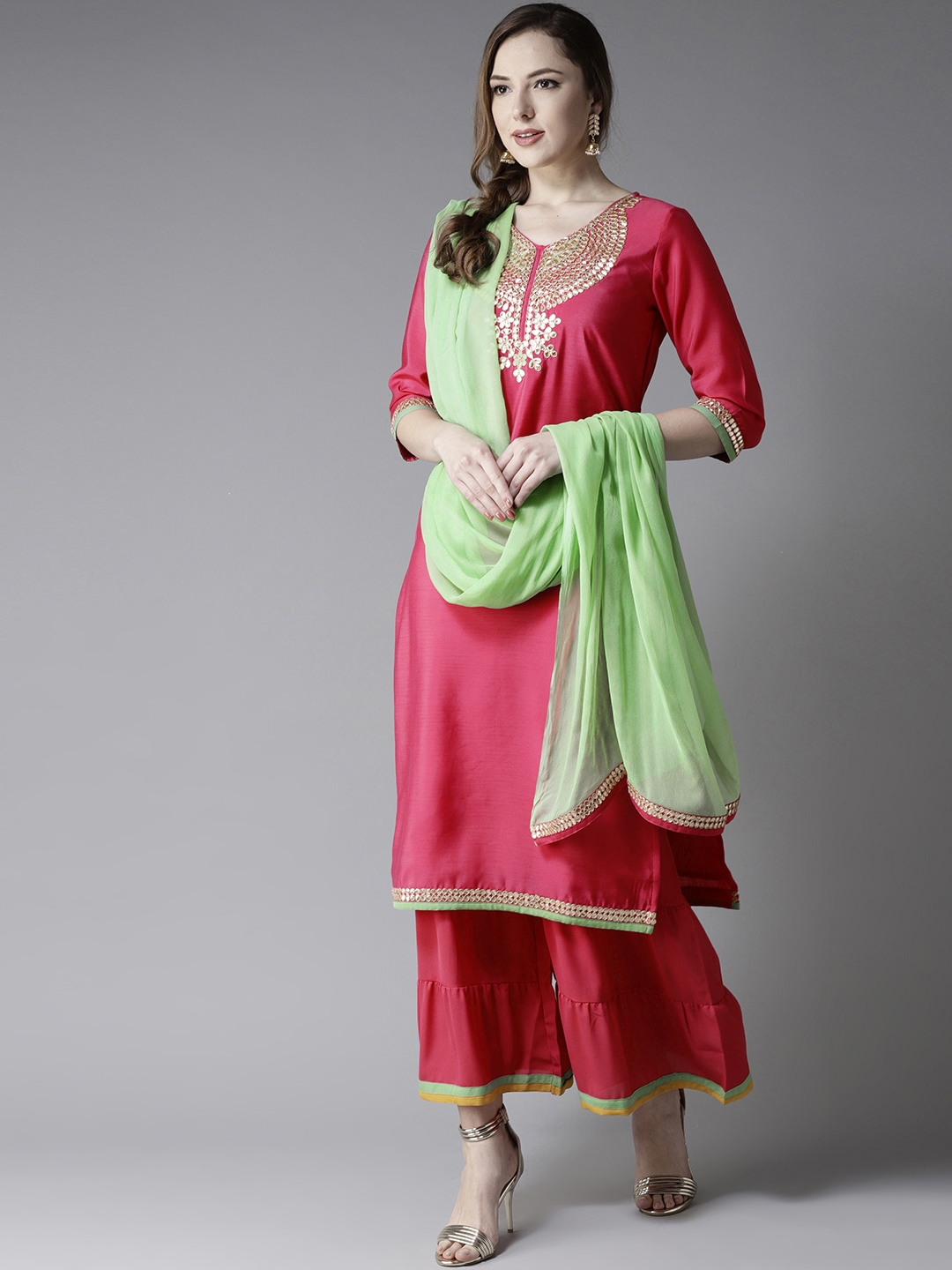 sharara set in myntra