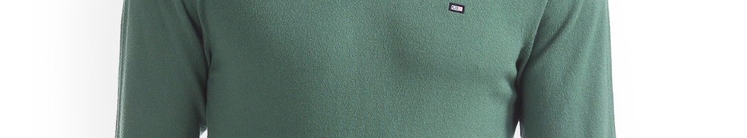 Buy Arrow Sport Men Green Solid Sweater - Sweaters for Men 7717345 | Myntra