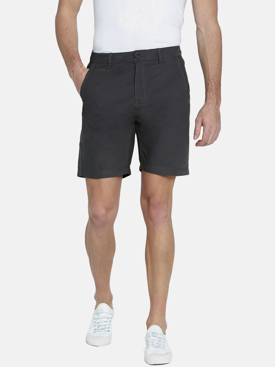 grey chino shorts mens