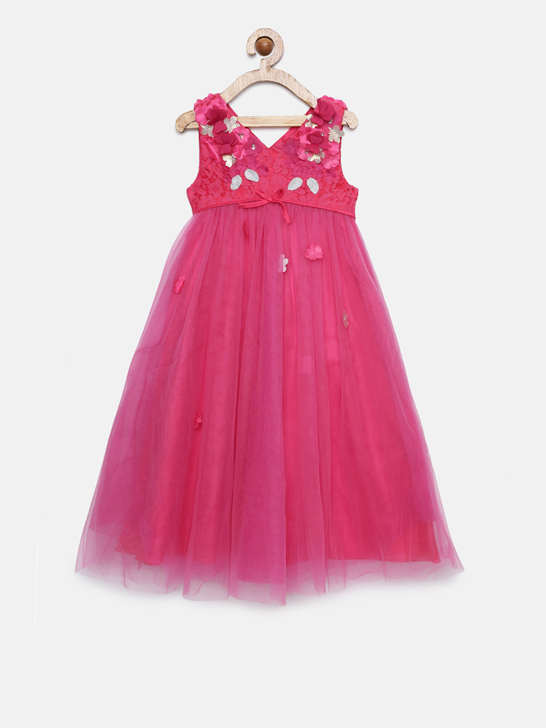 Buy MONSOON CHILDREN Girls Pink Solid Maxi Dress Dresses for Girls