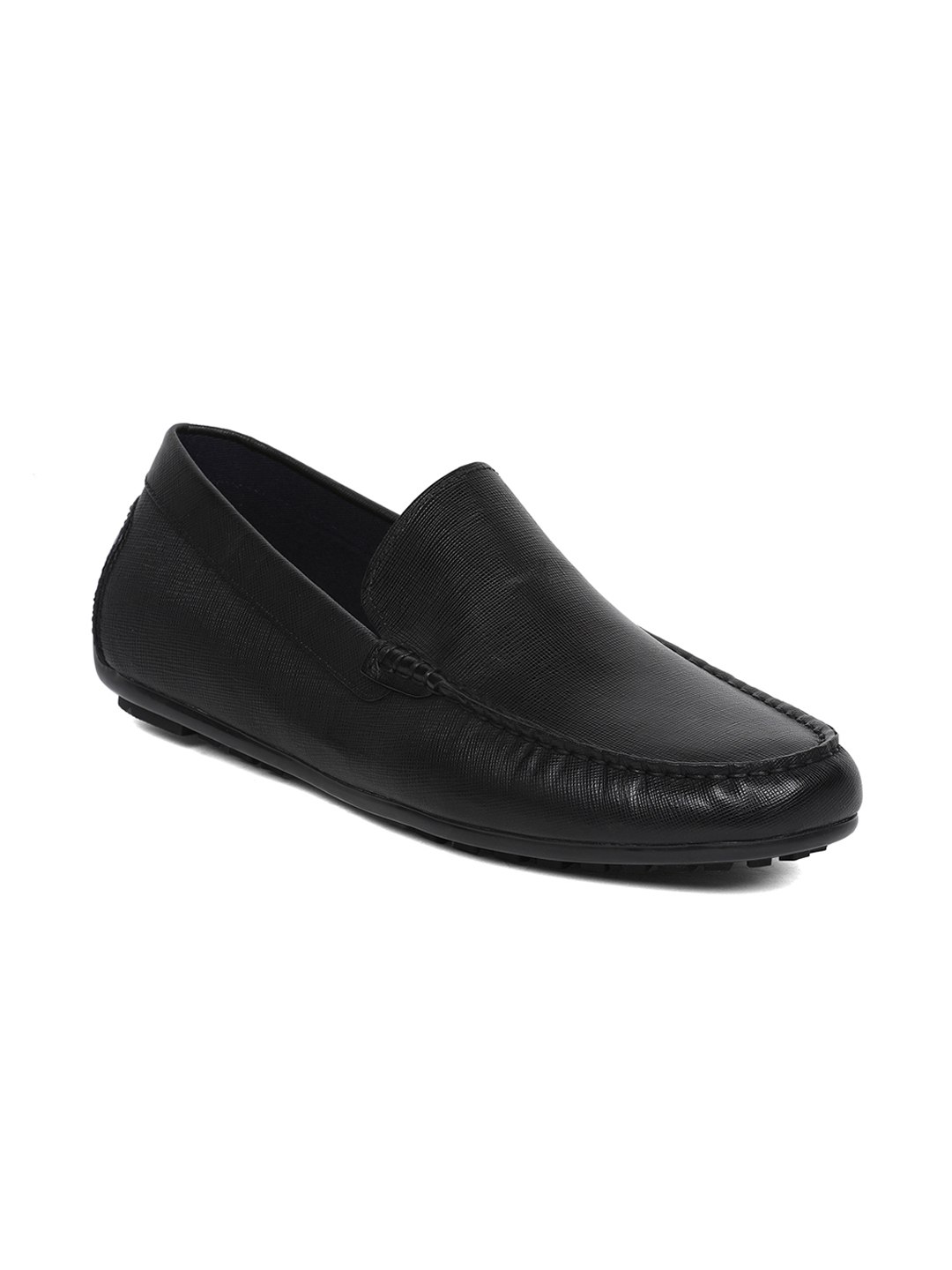 Buy ALDO Men Black Slip On Leather Sneakers - Casual Shoes for Men ...