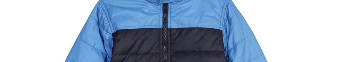 Buy 612 League Boys Navy Blue Colourblocked Open Front Jacket - Jackets ...
