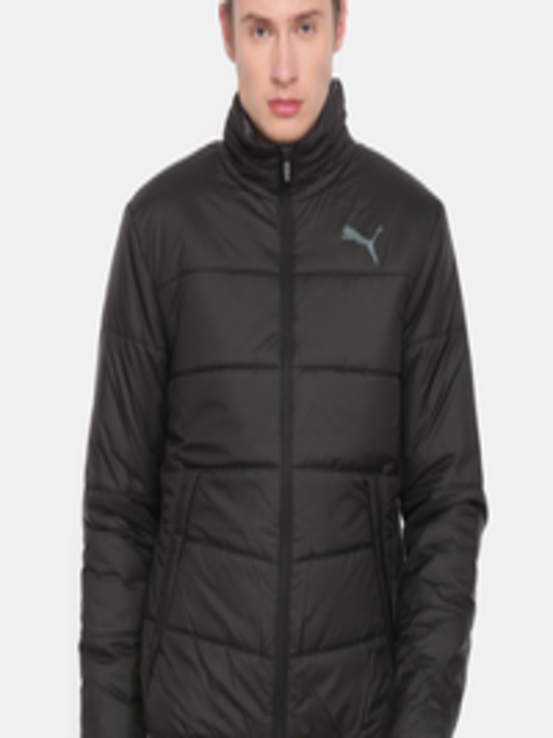 Buy Puma Men Black Solid ESS PADDED Puffer Jacket - Jackets for Men 7748983 | Myntra
