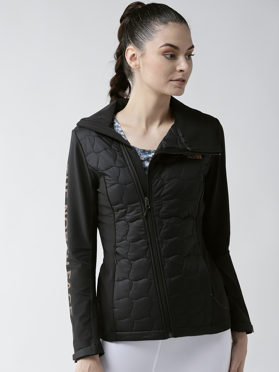 Buy The North Face Black Terra Metro Hybrid INS Water Resistant Quilted