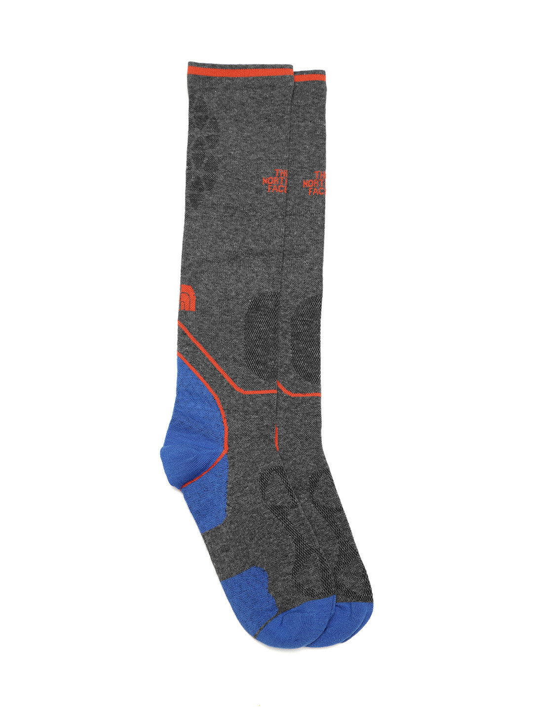 Buy The North Face Men Charcoal Grey & Blue Trail Compression AP