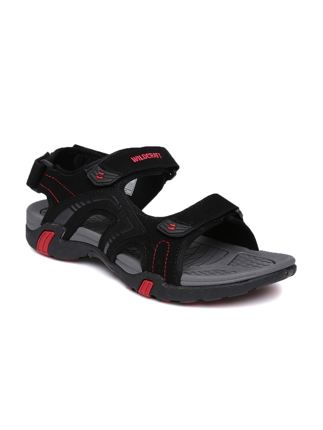 Buy Wildcraft Men Black Sports Sandals - Sports Sandals for Men 7760378 ...