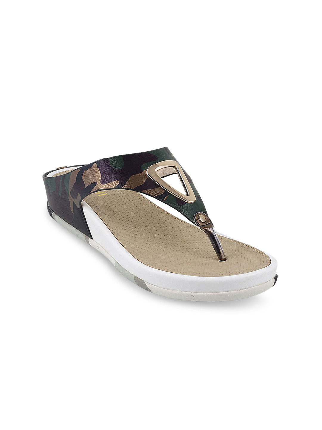 Buy Mochi Women Multicoloured Printed Sandals - Heels for Women 7761840 | Myntra