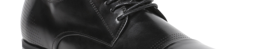 Buy ALDO Men Black Formal Leather Derbys - Formal Shoes for Men 7762025 ...