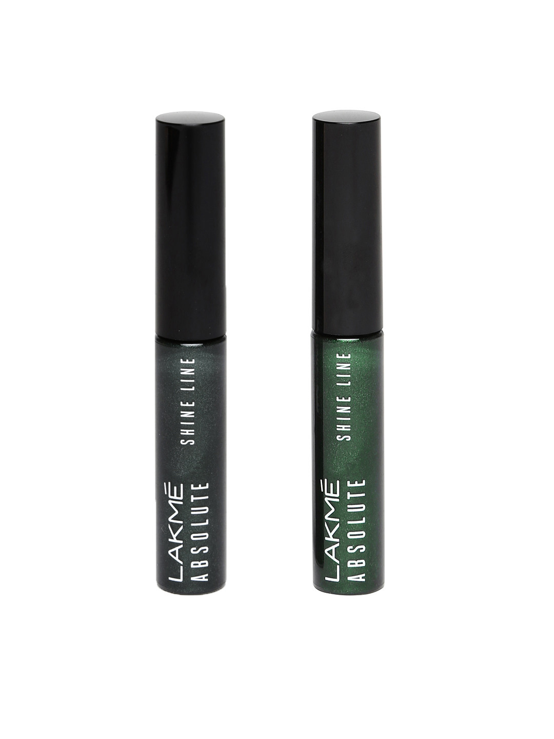 Buy Lakme Absolute Shine Line Sparkling Olive & Steel Grey Eyeliner