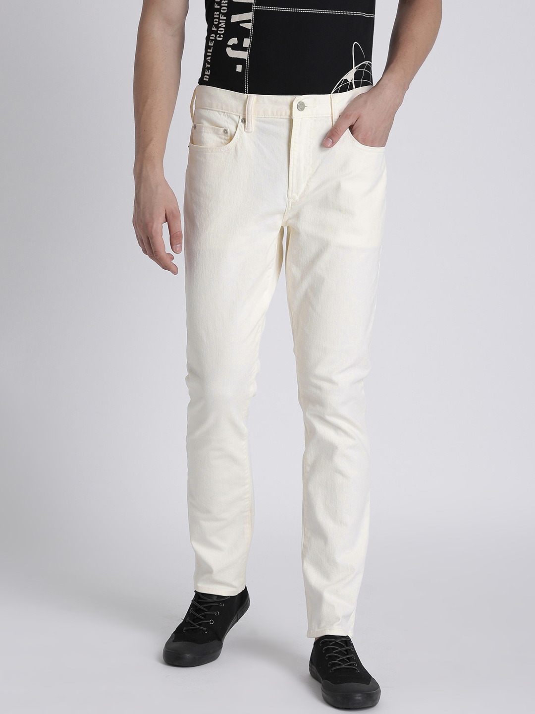 gap white trousers