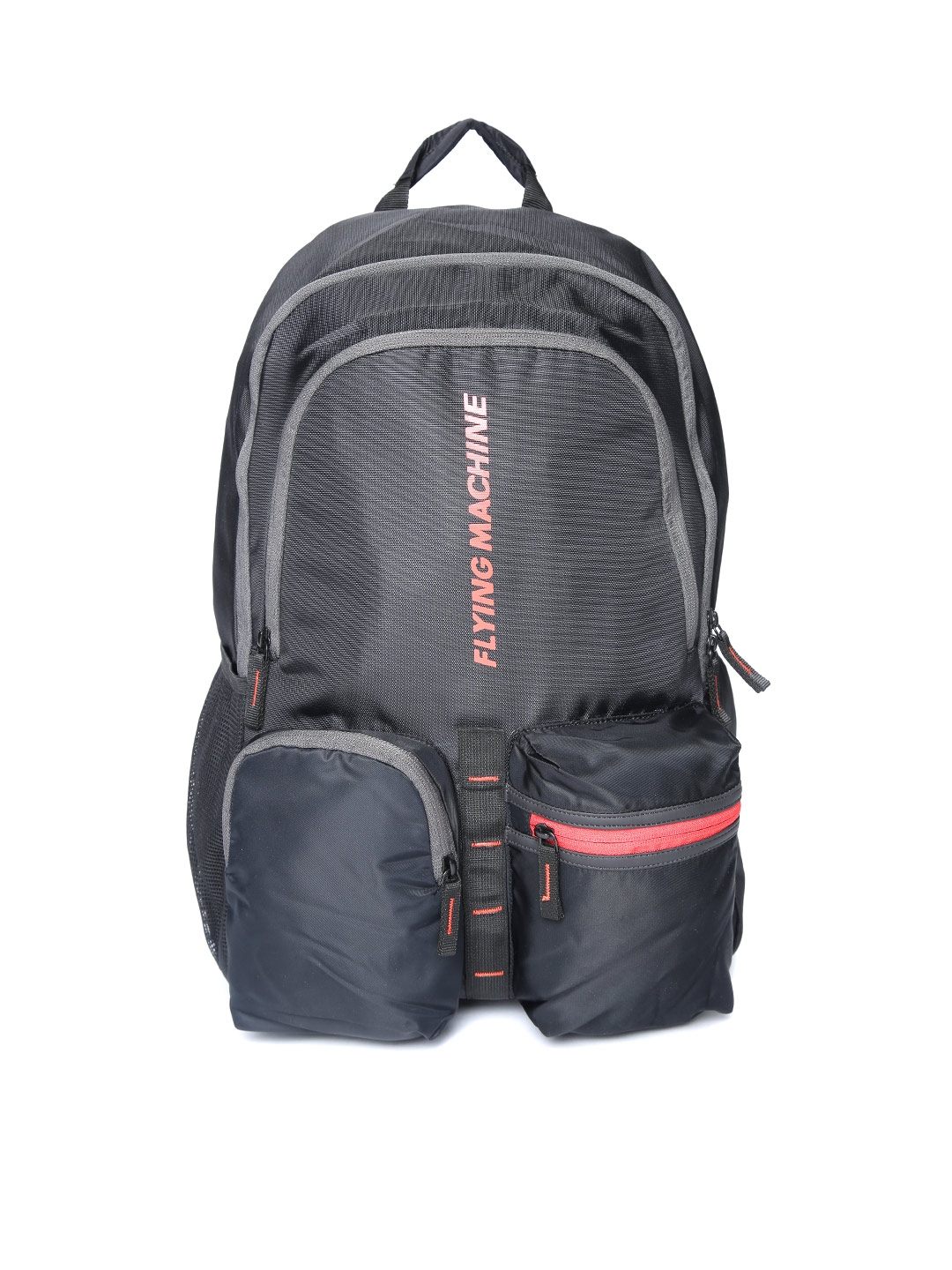 Buy Flying Machine Men Black Solid Backpack - Backpacks for Men 7767282 ...
