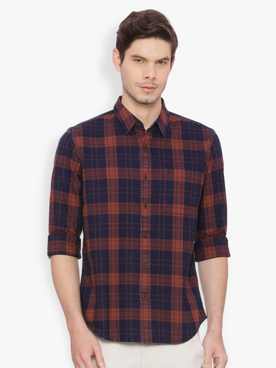 basics checked shirts