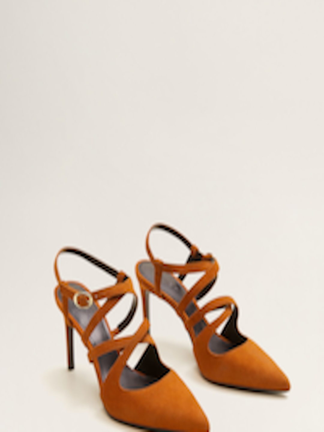 Buy MANGO Women Rust Orange Solid Pumps - Heels for Women 7769976 | Myntra