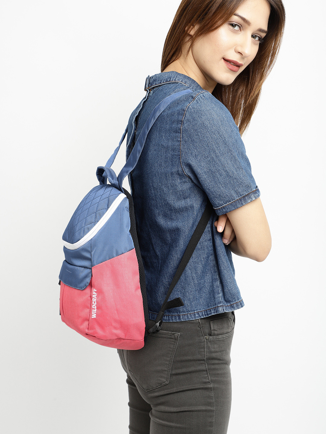Buy Wildcraft Women Blue & Pink Colourblocked Backpack Backpacks for Women 7770876 Myntra