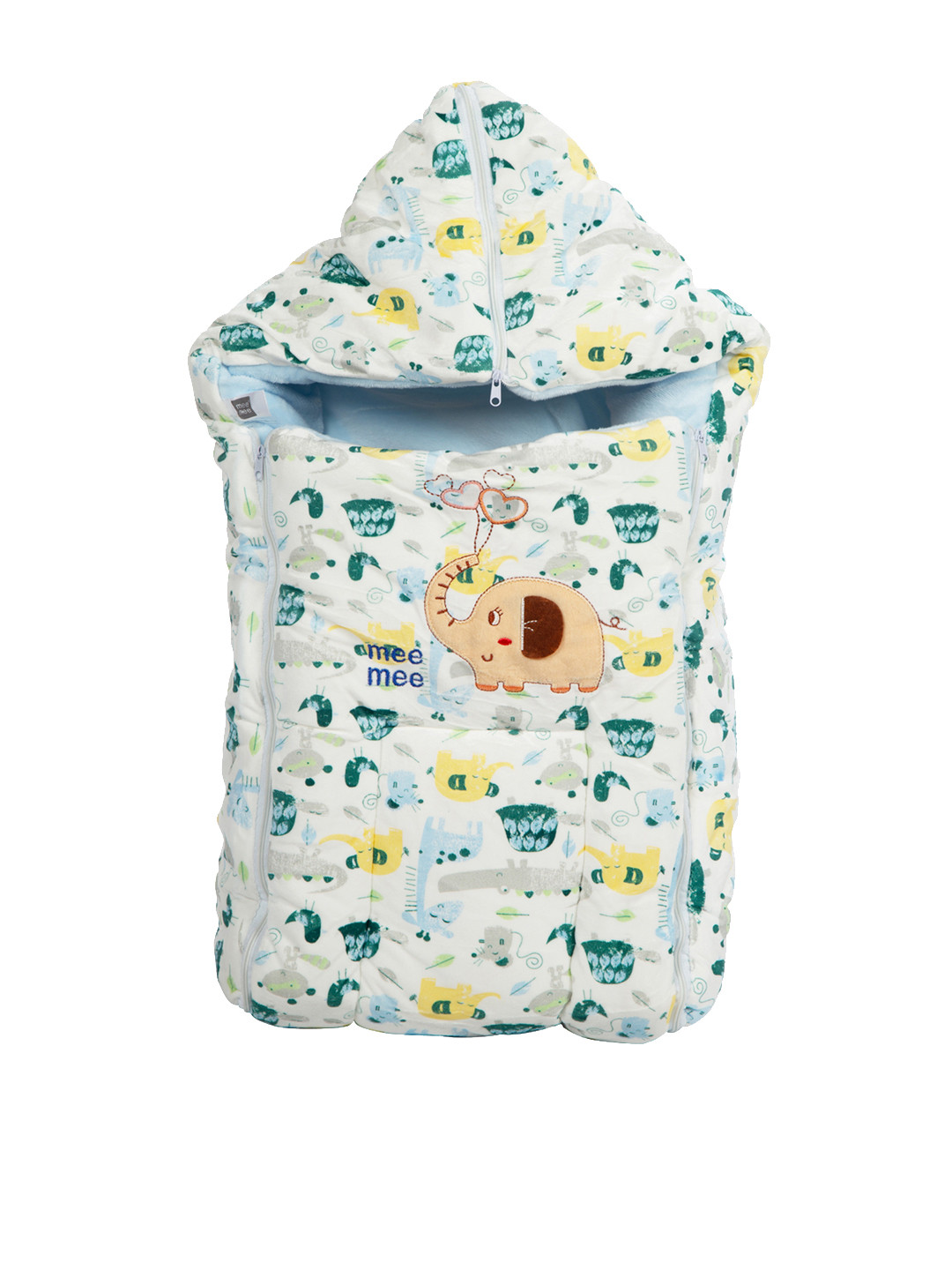 Buy Mee Mee Blue Baby Cozy Carry Nest Bag Bedding Set for Unisex Kids