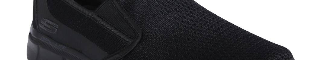 Buy Skechers Men Black EQUALIZER 3.0 TRACTERRIC Slip On Sneakers ...