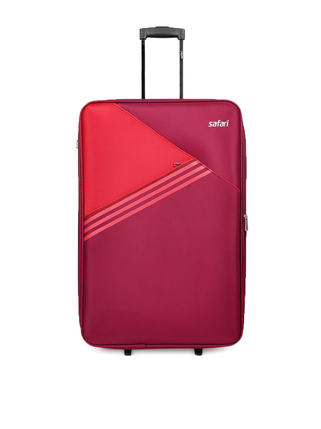Buy Safari Unisex Angle Red 2 Wheel Large Soft Luggage Trolley