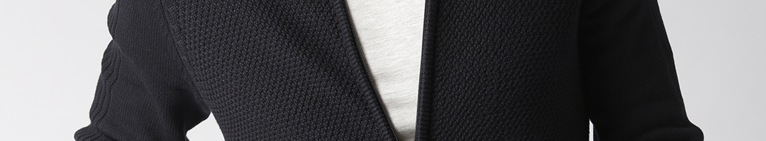 Buy Celio Men Navy Blue Solid Cardigan - Sweaters for Men 7781734 | Myntra