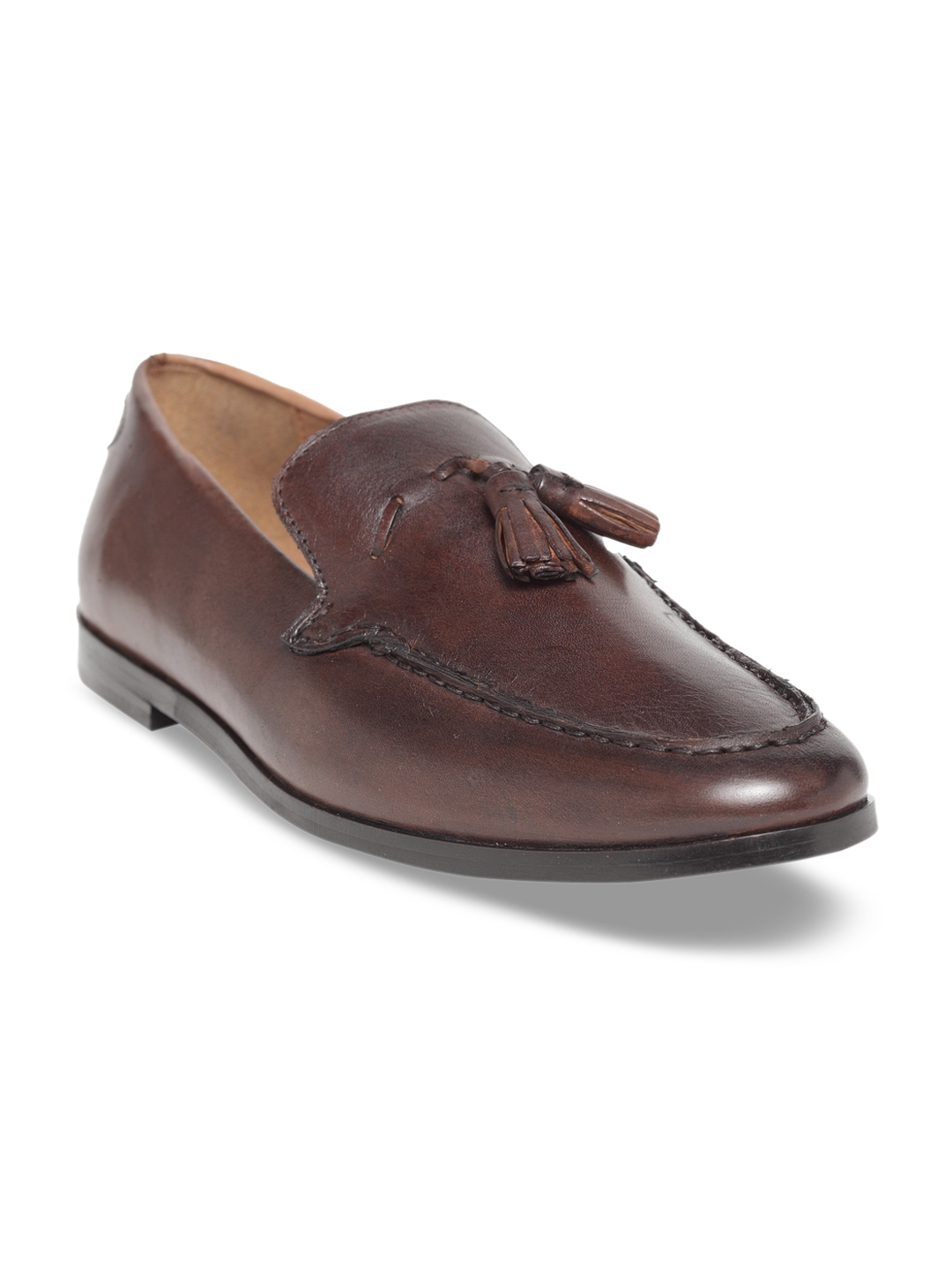 brown prom loafers