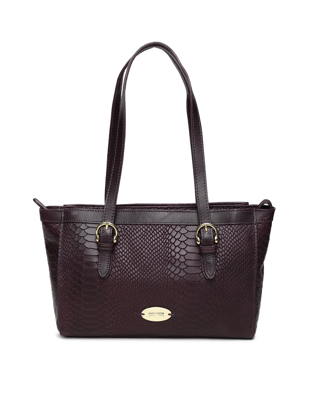 Buy Hidesign Purple Textured Shoulder Bag Handbags for Women 7784110