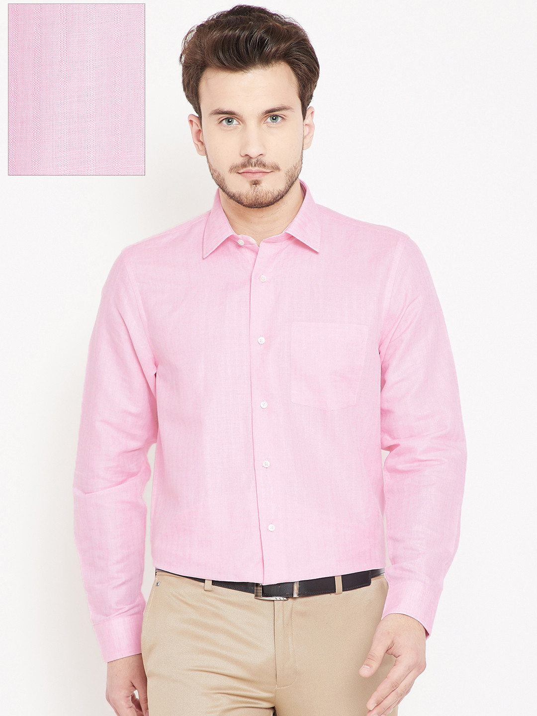 Buy Blackberrys Men Pink Regular Fit Solid Formal Shirt Shirts for