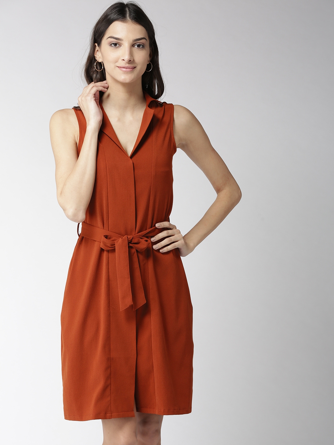 Buy 20Dresses Women Brown Solid Shirt Dress - Dresses for Women 7799841 ...