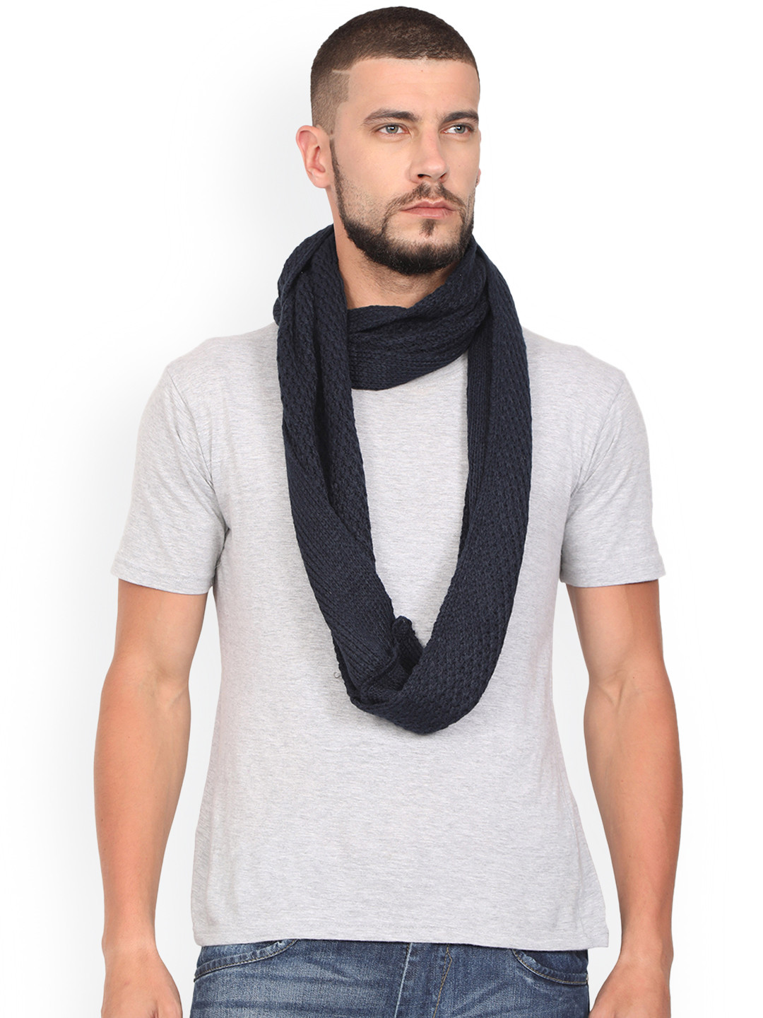 Buy FabSeasons Unisex Blue Muffler Mufflers for Unisex 7800005 Myntra