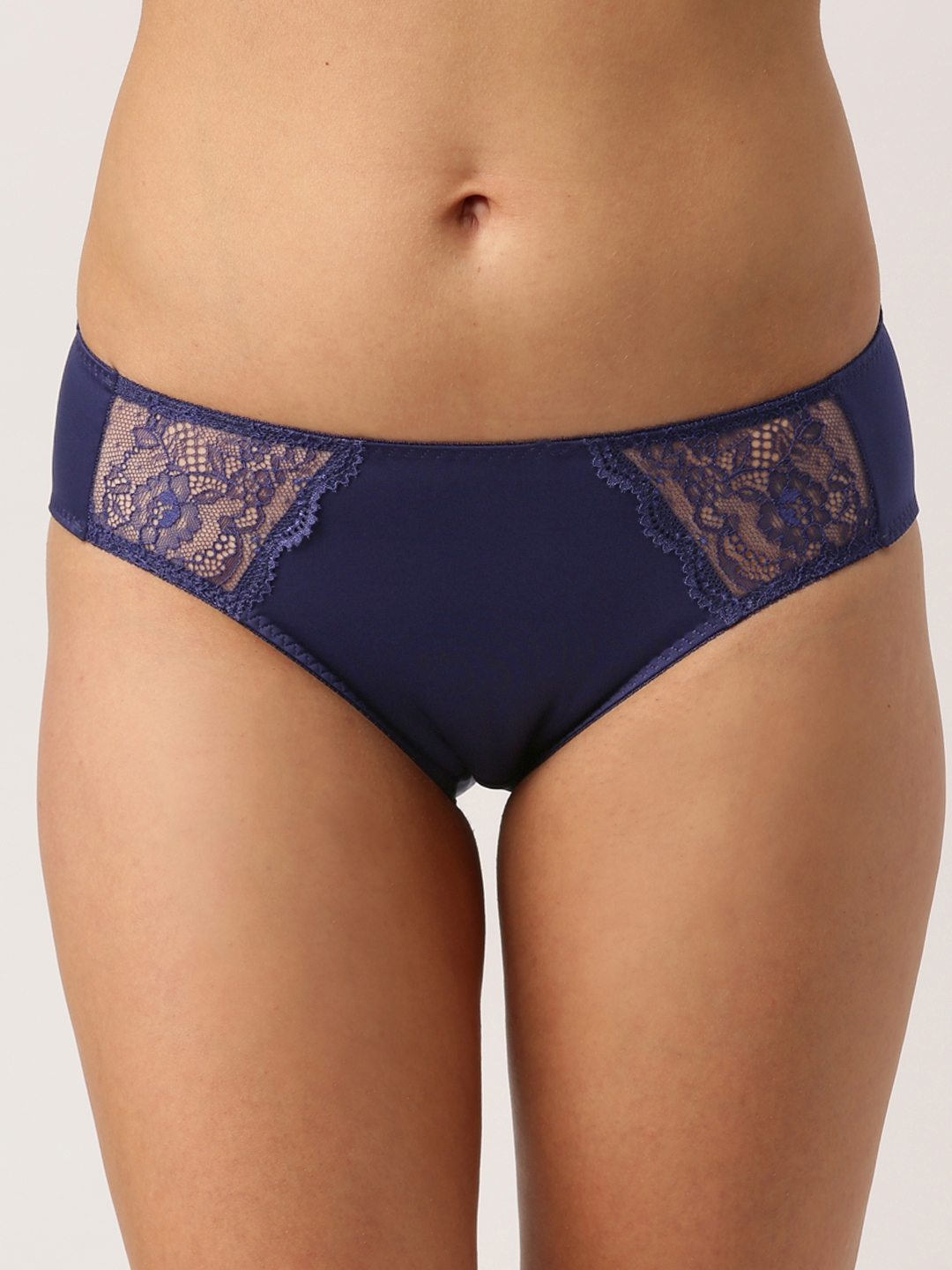 Buy Wacoal Women Navy Blue Solid Bikini Briefs Lp5001 Bu L Bu Briefs For Women 7805681 Myntra 