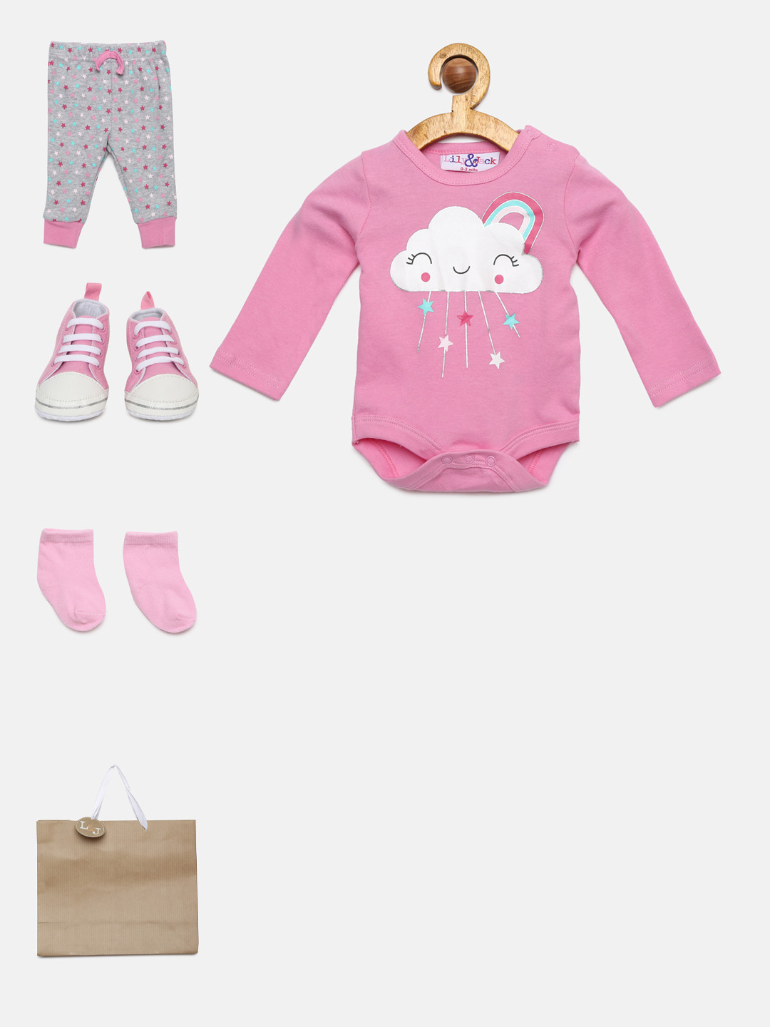 Buy Lily & Jack Girls Set Of 5 Baby Gift Set Clothing Set for Girls